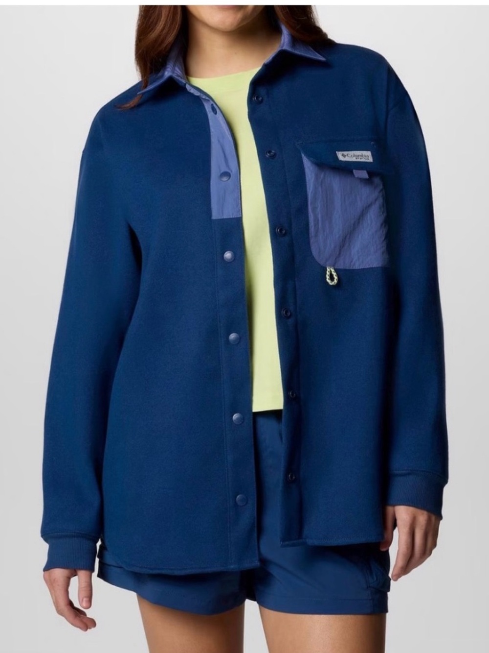 Columbia Women's PFG Open Water Shirt Jacket Small